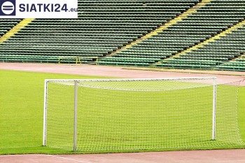 Siatki Bieruń - Siatki do bramki - 5x2m - piłka nożna, boisko treningowe, bramki młodzieżowe dla terenów Bierunia